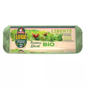Loue Oeufs Bio Cal Moyen X12