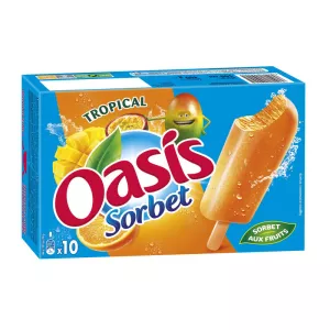 Sorbet tropical X10 400g - OASIS