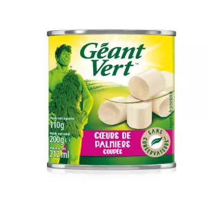 Coeurs de Palmiers Coupés 110g - Géant vert