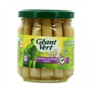 Weiße Spargelspitzen; 110g - GEANT VERT