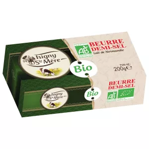 Halbgesalzene Bio-Butter 200G - ISIGNY STE MERE
