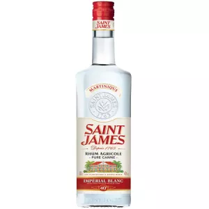 St James White Ron 40 °, 1L Botella
