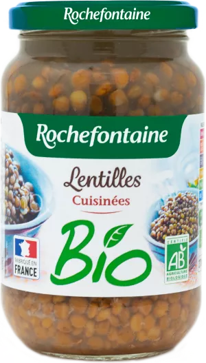 Rf Lentilha Orgânica Boc 360g