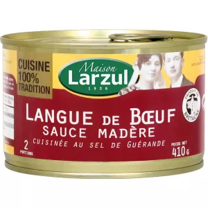 Beef tongue sauce Madeira, 410g - Maison LaRZUL