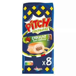 Brioche Pitch Chocobar Haselnussgeschmack X8 300g - BRIOCHE PASQUIER