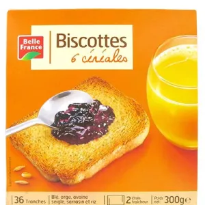 Tostas 6 Cereais 300g - BELLE FRANCE