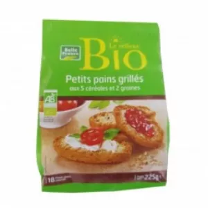 Panini Tostati Ai 5 Cereali E 2 Semi 225g - BELLE FRANCE