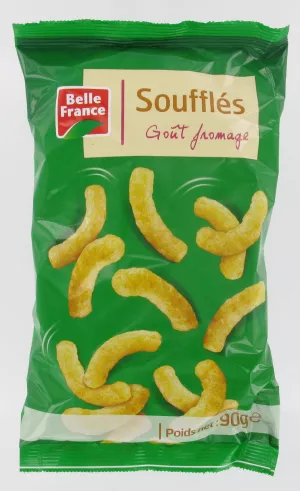Cheese Flavor Puffs 90g - BELLE FRANCE