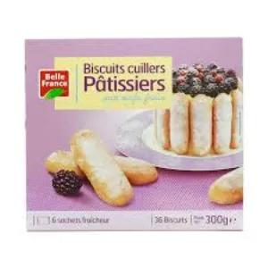 Печенье кондитерское ложечное со свежими яйцами 300г - BELLE FRANCE