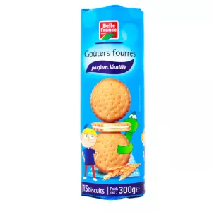 Filled Snacks Vanilla Flavor 300g - BELLE FRANCE
