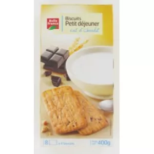 Bánh quy ăn sáng sữa và socola X32 400g - BELLE FRANCE