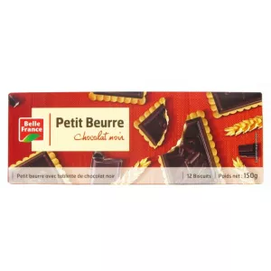 Petit Beurre Cioccolato Fondente X 12 150g - BELLE FRANCE