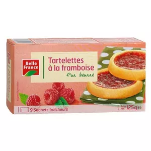 Tartelletta ai Lamponi Pb X 9 125g - BELLE FRANCE