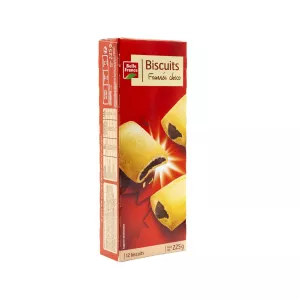 Chocolade Gevuld Koekje X12 225g - BELLE FRANCE