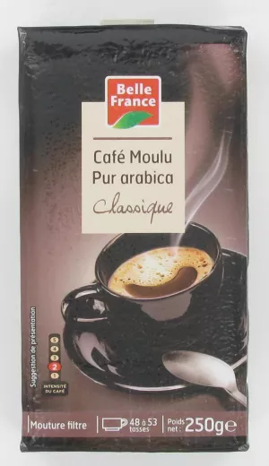 Reiner Arabica Classic gemahlener Kaffee 250g - BELLE FRANCE