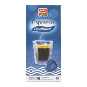 Espresso Decaffeinato  X 10 Capsules Alu 52 G - BELLE FRANCE