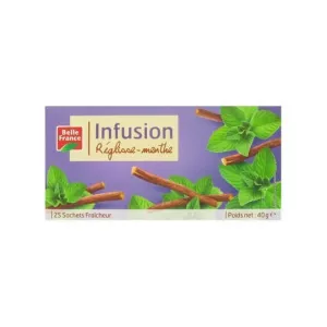 Infusión Regaliz Menta X25 - BELLE FRANCE