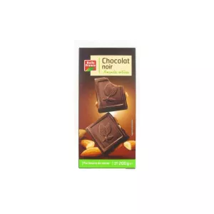 Cioccolato Fondente con Mandorle Intere 200g - BELLE FRANCE