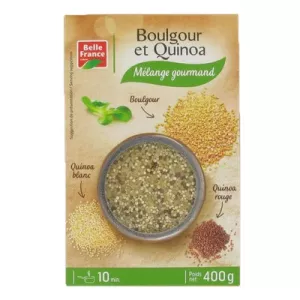 Gourmet Boulgour und Quinoa 400G -Mischung - BELLE FRANCE