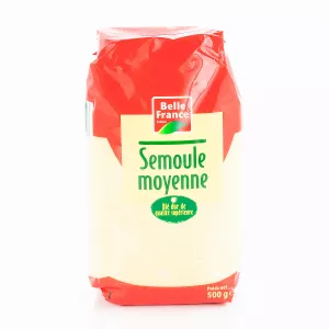Promedio de la sémola del trigo 500G - BELLE FRANCE