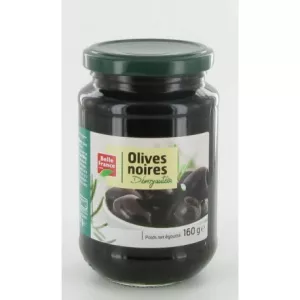 Olive Nere Denocciolate 160g - BELLE FRANCE