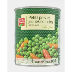 Очень мелкий морковный горошек 800г - BELLE FRANCE