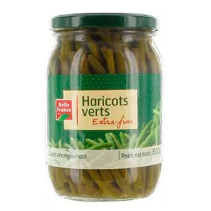 Haricots Varts ext Fins 660g - BELLE FRANCE