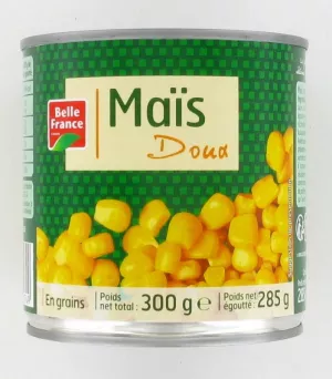 ذرة حلوة الحبوب 300 جرام - BELLE FRANCE