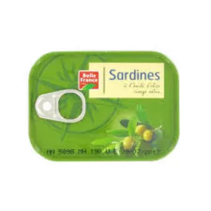 سردين مع زيت الزيتون البكر الممتاز 135G - BELLE FRANCE