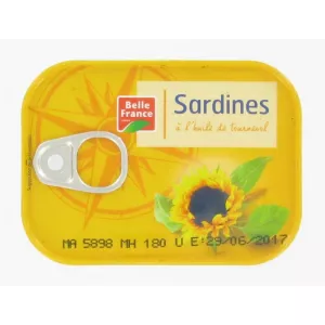 Sardinhas em Óleo de Girassol 135g - BELLE FRANCE