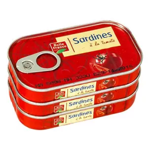 3x69G томатные сардины - BELLE FRANCE