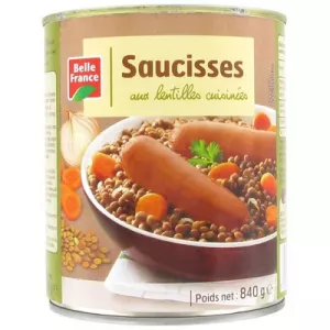 Xúc Xích Đậu Lăng 840g - BELLE FRANCE