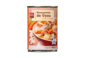 400g cream veal blanquette - BELLE FRANCE