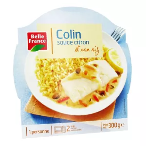 ألاسكا كولن مع صلصة الليمون والأرز 300 جرام - BELLE FRANCE