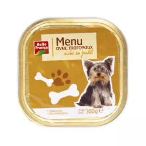 狗菜单富含鸡肉 300g - BELLE FRANCE