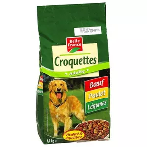 Croquetas de Perro de ternera 1,5kg - BELLE FRANCE