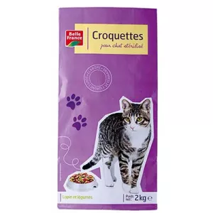 Crocchette Gatti Sterilizzate Coniglio/Verdure 2kg - BELLE FRANCE
