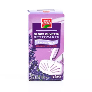 Khối toilet hoa oải hương 3x38g - BELLE FRANCE
