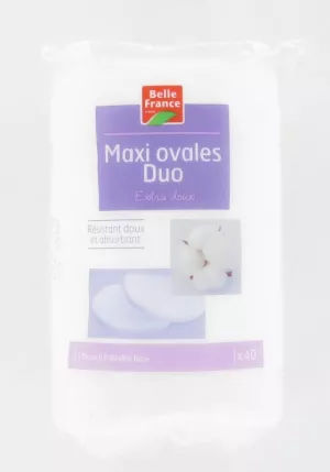 Maxi Oval Algodão Desmaquilhante X40 - BELLE FRANCE