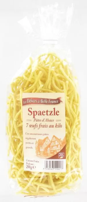 Pasta Alsace Spaetzle Com Ovos 250g - BELLE FRANCE