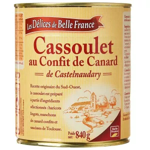 Cassoulet Con Confit De Pato 840g - BELLE FRANCE