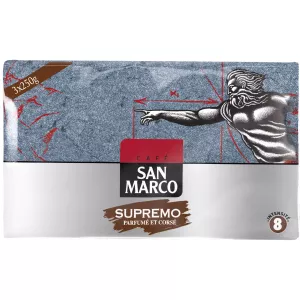 Suprémo 8 号咖啡粉 3x250g - San Marco