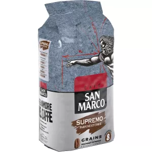 Cà phê En Grain Supremo °8 1kg -san Marco