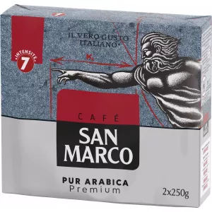 قهوة أرابيكا مطحونة نقية 2x250 جرام - San Marco