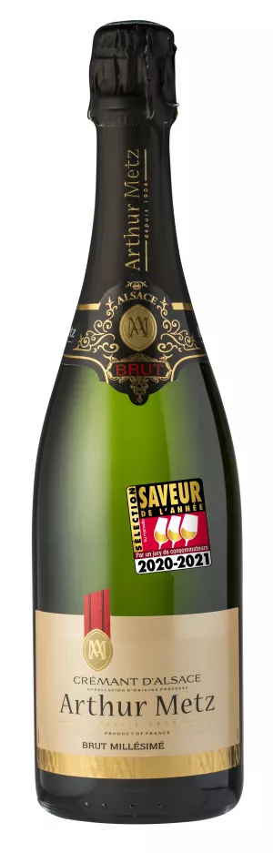 Vino Blanco Crémant d'Alsace AOP Brut añada 2015, 12°, 75 cl - ARTHUR METZ