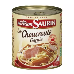 Garniertes Sauerkraut, 800g - WILLIAM SAURIN