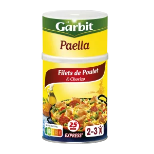 PaelLa Express Filet de Poulet et Chorizo, 960g - GARBIT