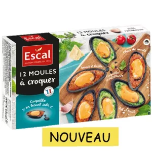 Moules à croquer avec biscuit salé x12 - ESCAL