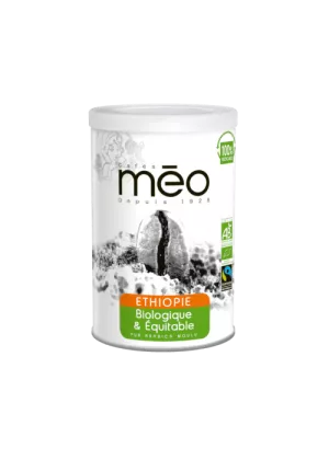 Café moulu pur arabica Ethiopie BIO 250g - CAFÉS MÉO