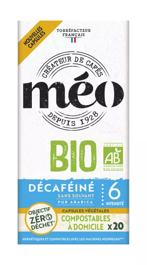 Café Meo 20 Caps Deca Bio 106g